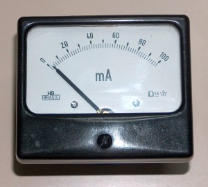 Ammeter, 0 to 100 mA, HB