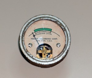 Recording Level Meter, PRESTO RECORDING CORP.