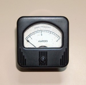 RF Ammeter, 0 to 3 A.