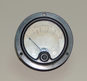 Ammeter, 0 to 5 mA, WESTON