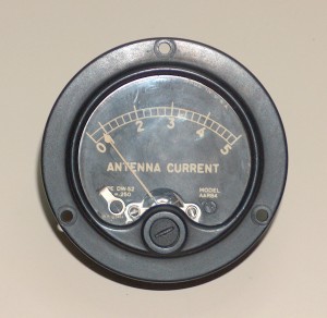 RF Ammeter, 0 to 5 A., WESTON