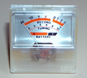 Record Level Meter - Tunnig and Battery Level Tester