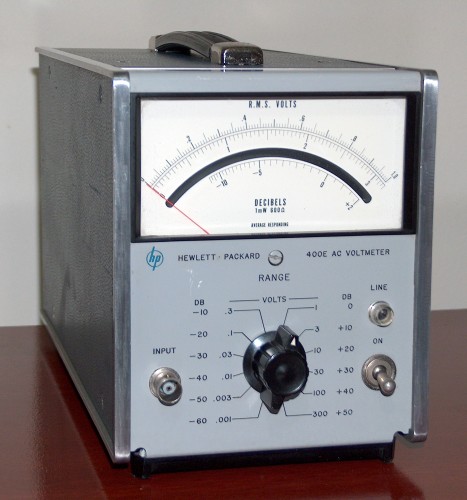 AC Voltmeter, HEWLETT-PACKARD, Model 400E (Version A)