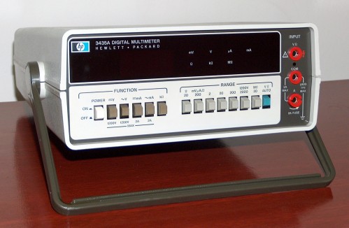 Digital Multimeter, HEWLETT-PACKARD, Model 3435A