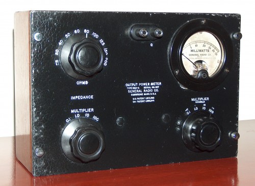 Output Power Meter, GENERAL RADIO, Model 583-A