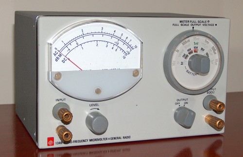 Audio-Frequency Microvolter (Micro Attenuator), GENERAL RADIO, Model 1346 Audio-Frequency Microvolter (Micro Attenuator), GENERAL RADIO, Model 1346