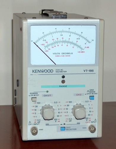 2 CH AC Voltmeter, KENWOOD, Model VT-186