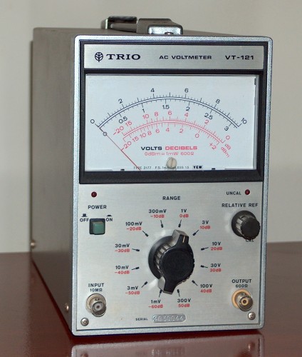 AC Voltmeter, TRIO, Model VT-121