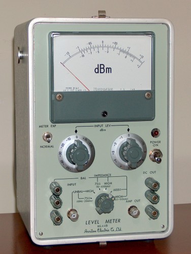 Level Meter, ANRITSU ELECTRIC CO. LTD., Model ML44B