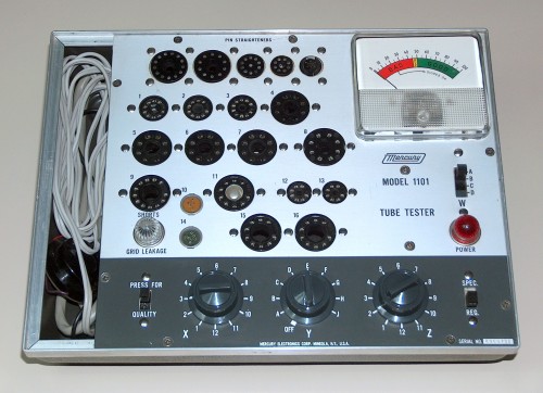 Tube Tester, MERCURY ELECTRONICS CORP., Model 1101