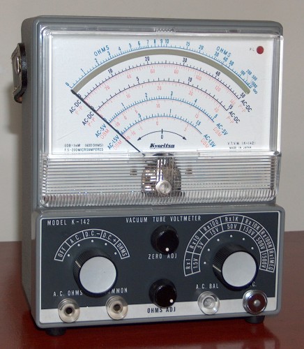 Vacuum Tube Voltmeter, KYORITSU, Model K-142