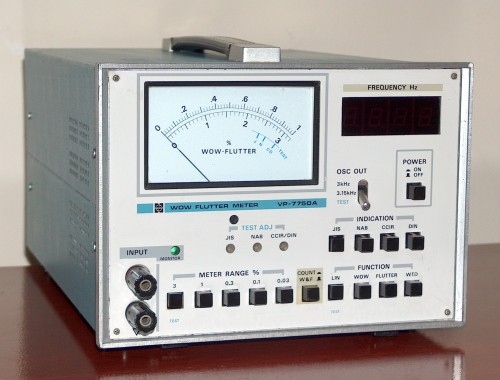 Wow & Flutter Meter, NATIONAL, Model VP-7750A