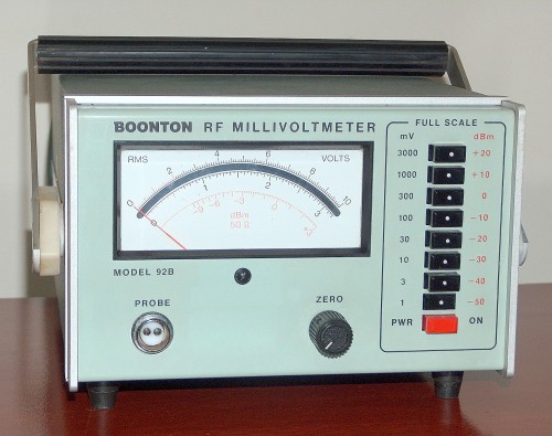 RF Millivoltmeter, BOONTON, Model 92B