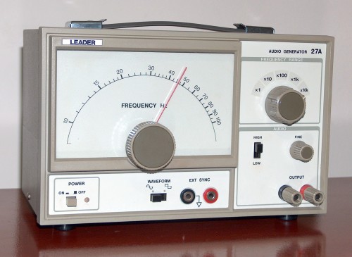 Audio Generator, LEADER, Model 27A