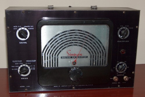 Signal Generator, SIMPSON, Model 340