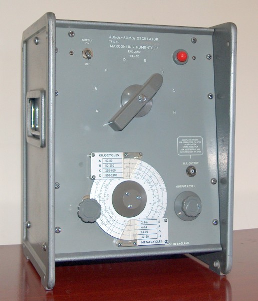 Oscillator, MARCONI, Model TF-1246