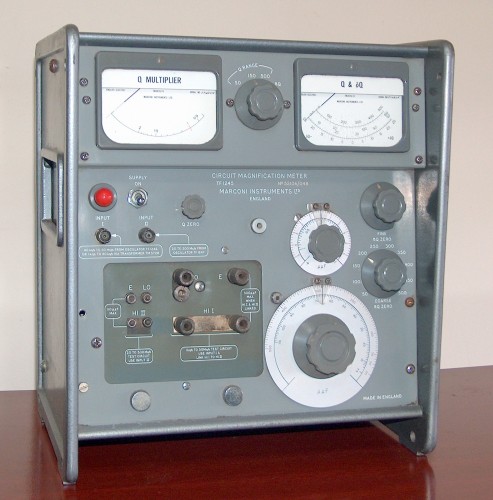 Circuit Magnification Meter, MARCONI, Model TF 1245