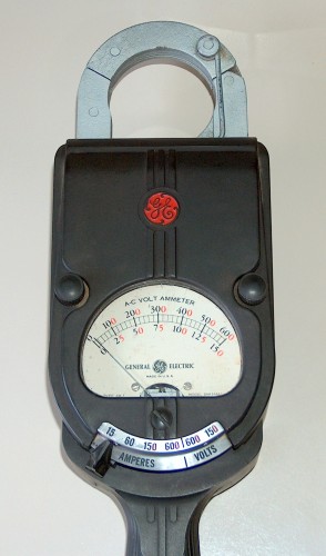 Clamp AC Volt-Ammeter, GENERAL ELECTRIC, Model 8AK1AAA1, (Version B)