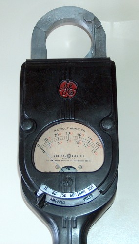 Clamp AC Volt-Ammeter, GENERAL ELECTRIC, Model 8AK1AAA1, (Version A)