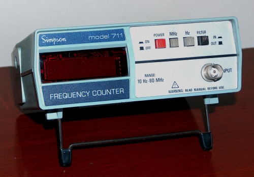 Frequency Counter, SIMPSON, Model 711